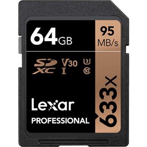 Lexar LSD64GCB1EU633 PROFESSIONAL SD (633X) 64GB SD CARD